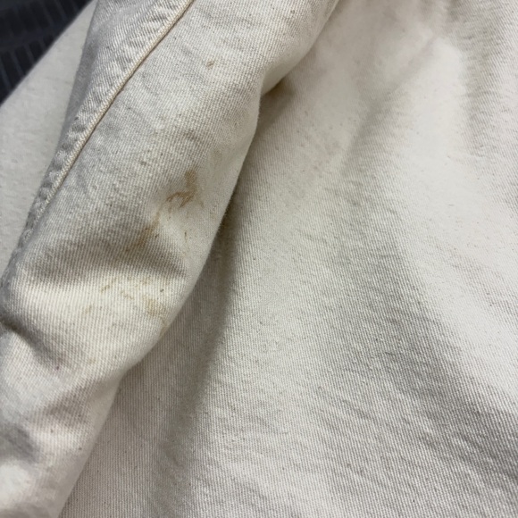 Dickies Men’s Vintage Canvas Work Jacket Cream Flannel Lined Size XL - Picture 7 of 8